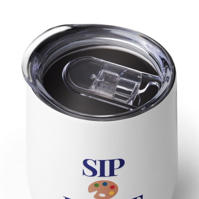 Sip, Paint, Relax – In Style! Wine Tumbler