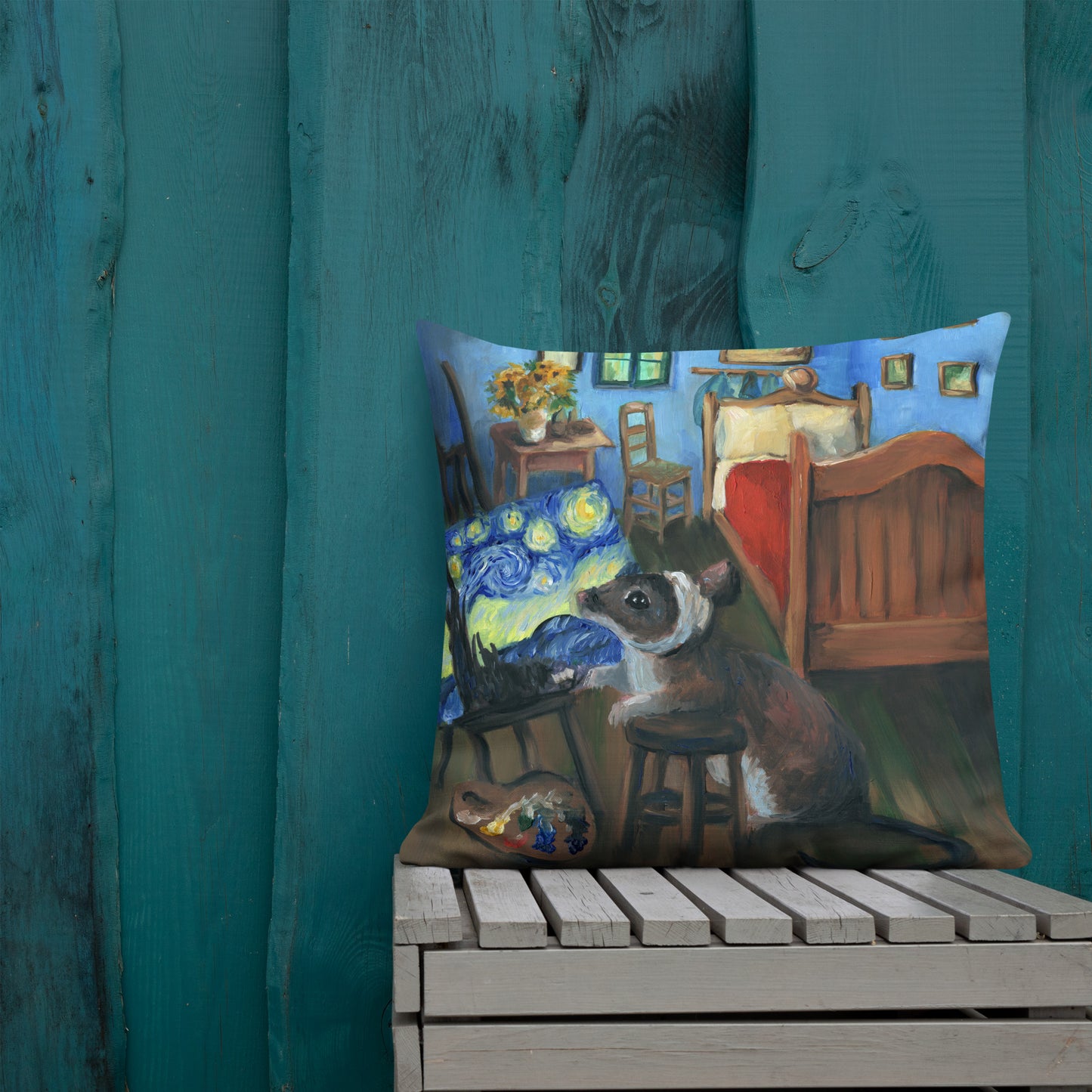 Vincent Van Mouse Premium Pillow