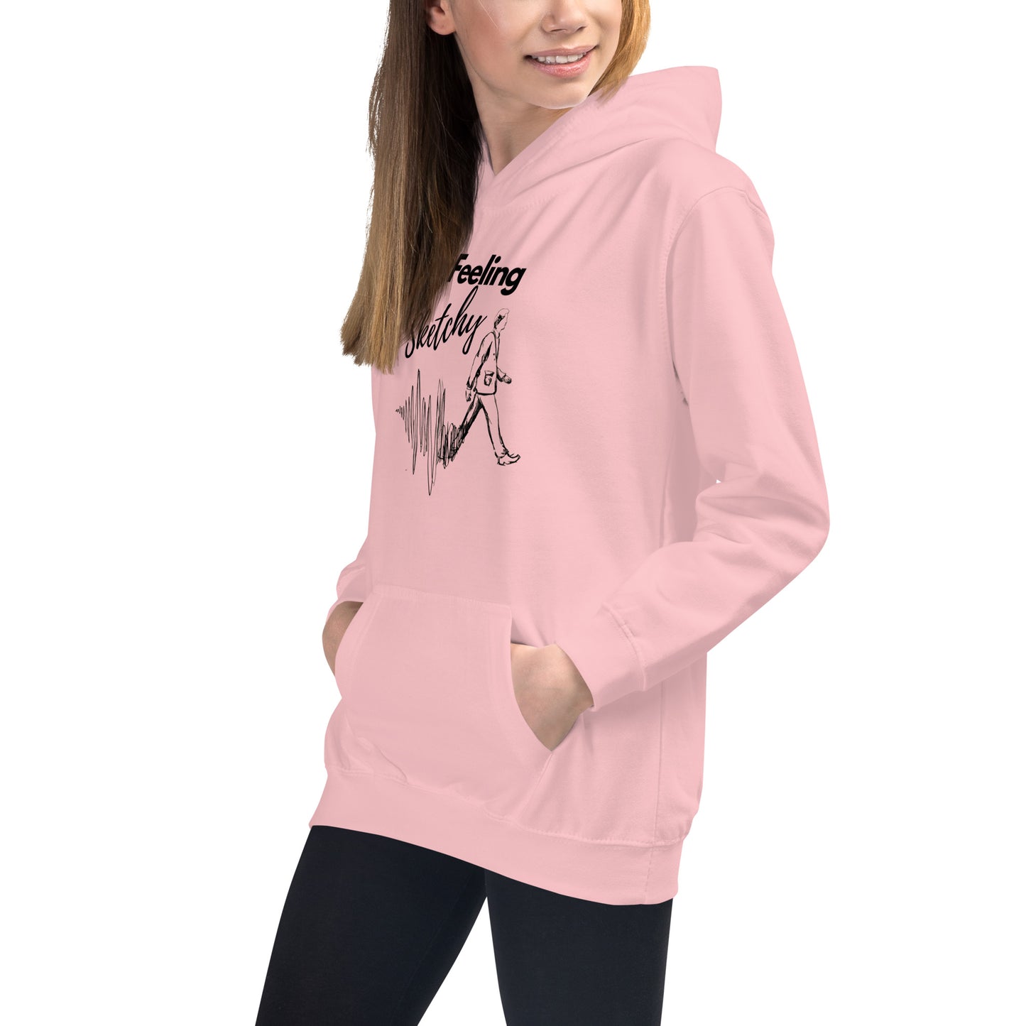 "I'm Feeling Sketchy" Artist Kids Sweatshirt Hoodie