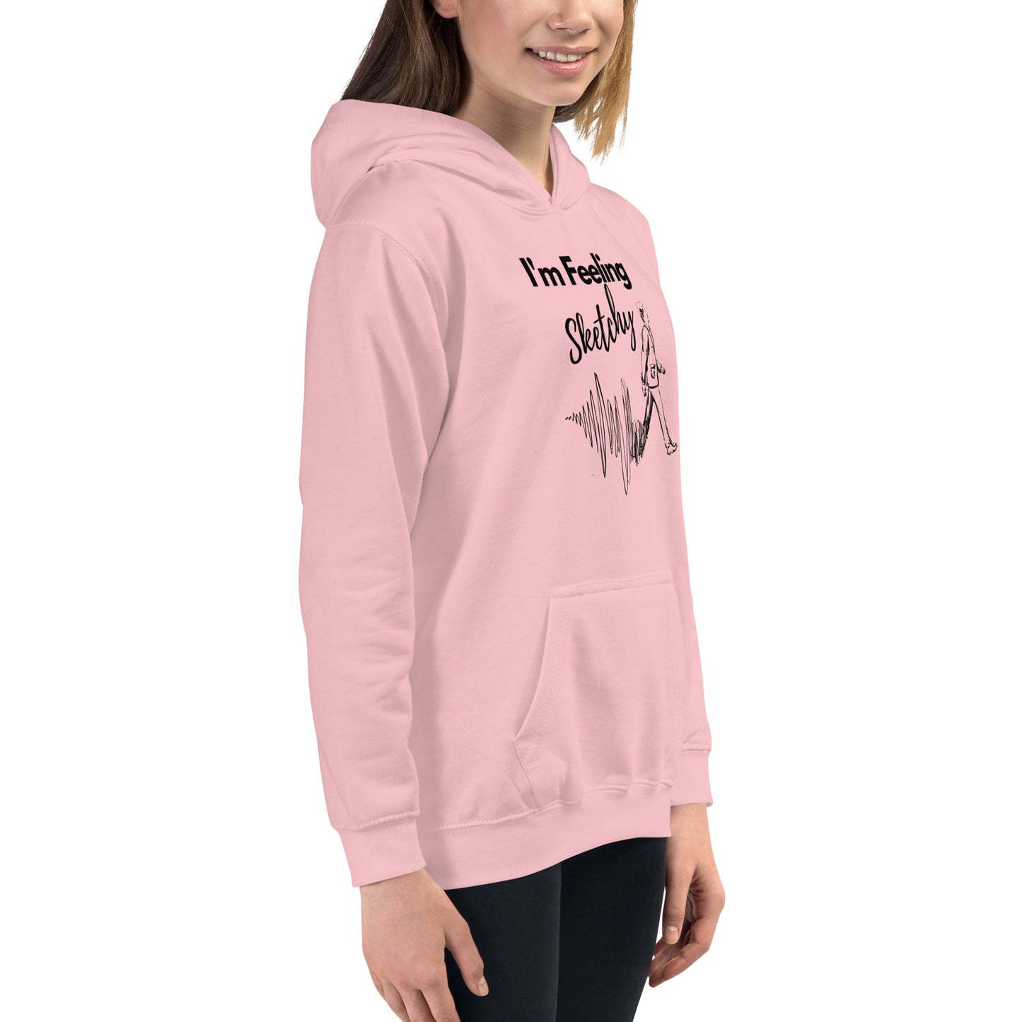 "I'm Feeling Sketchy" Artist Kids Sweatshirt Hoodie