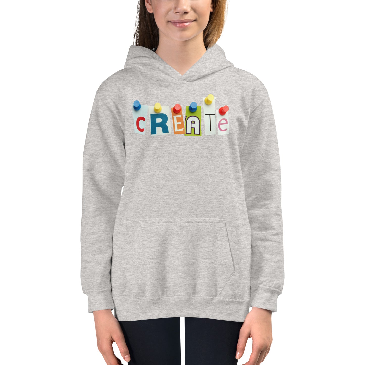 "Create" Unisex Kids Hoodie