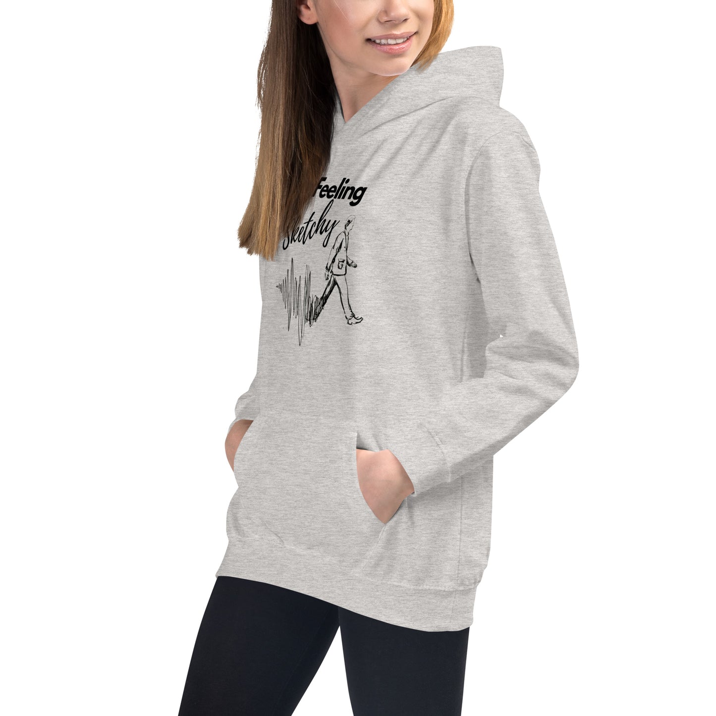 "I'm Feeling Sketchy" Artist Kids Sweatshirt Hoodie