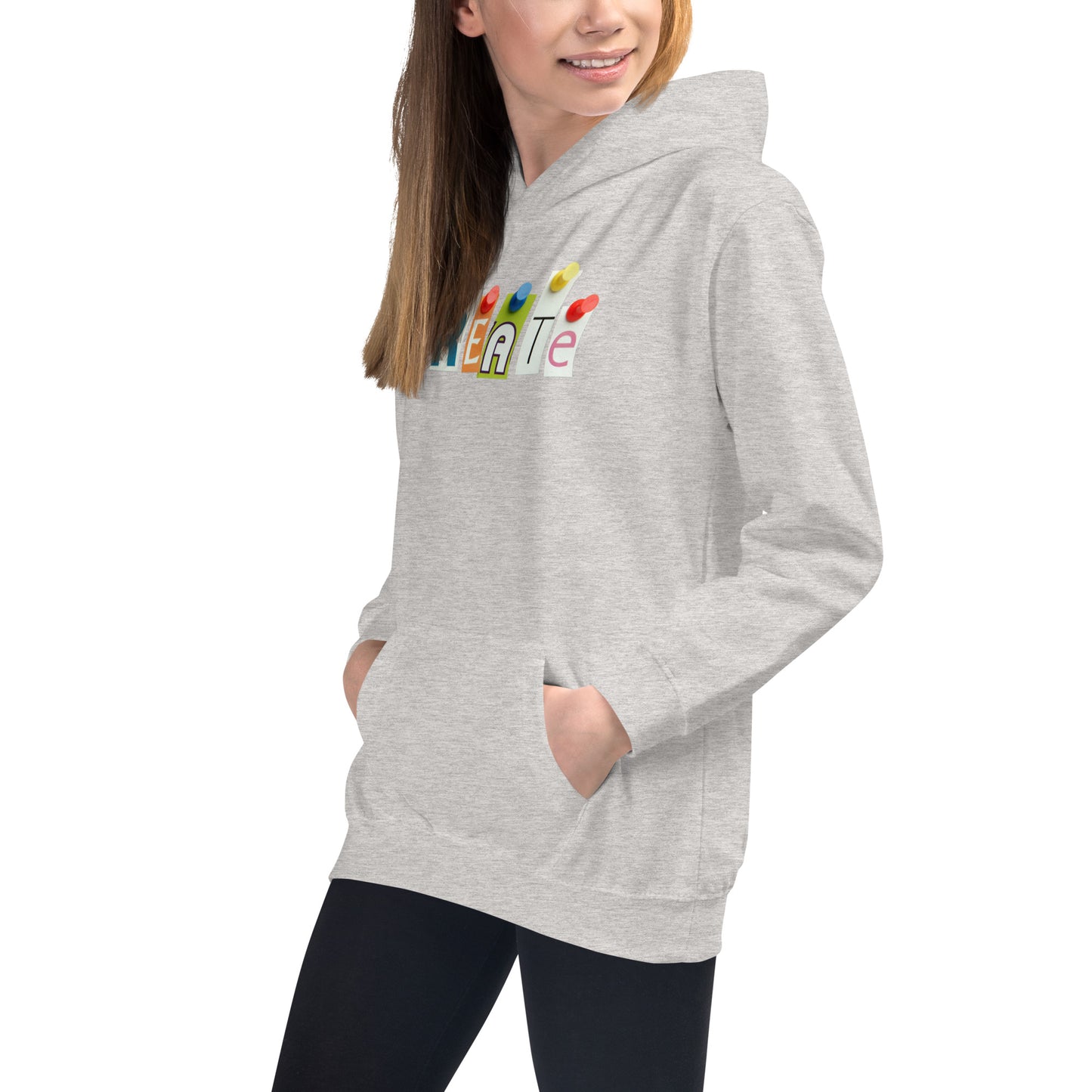 "Create" Unisex Kids Hoodie