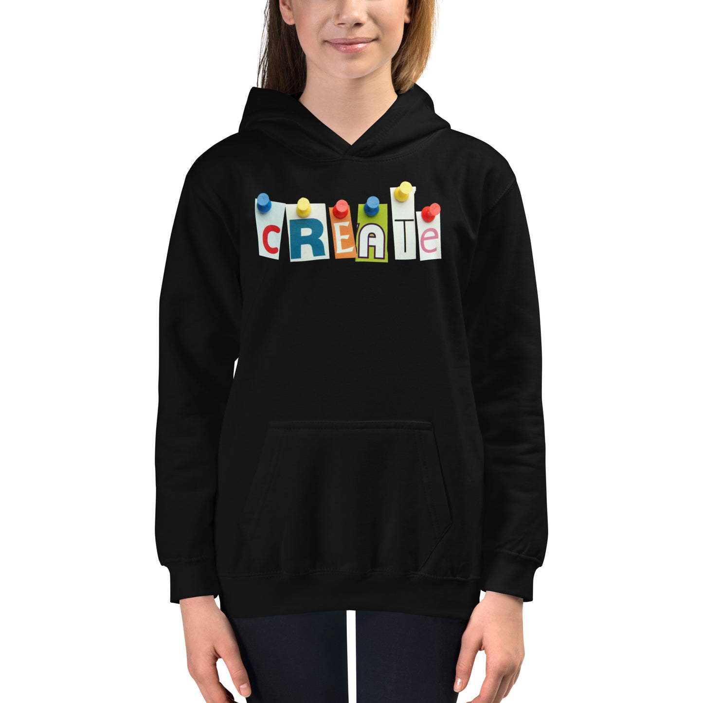 "Create" Unisex Kids Hoodie