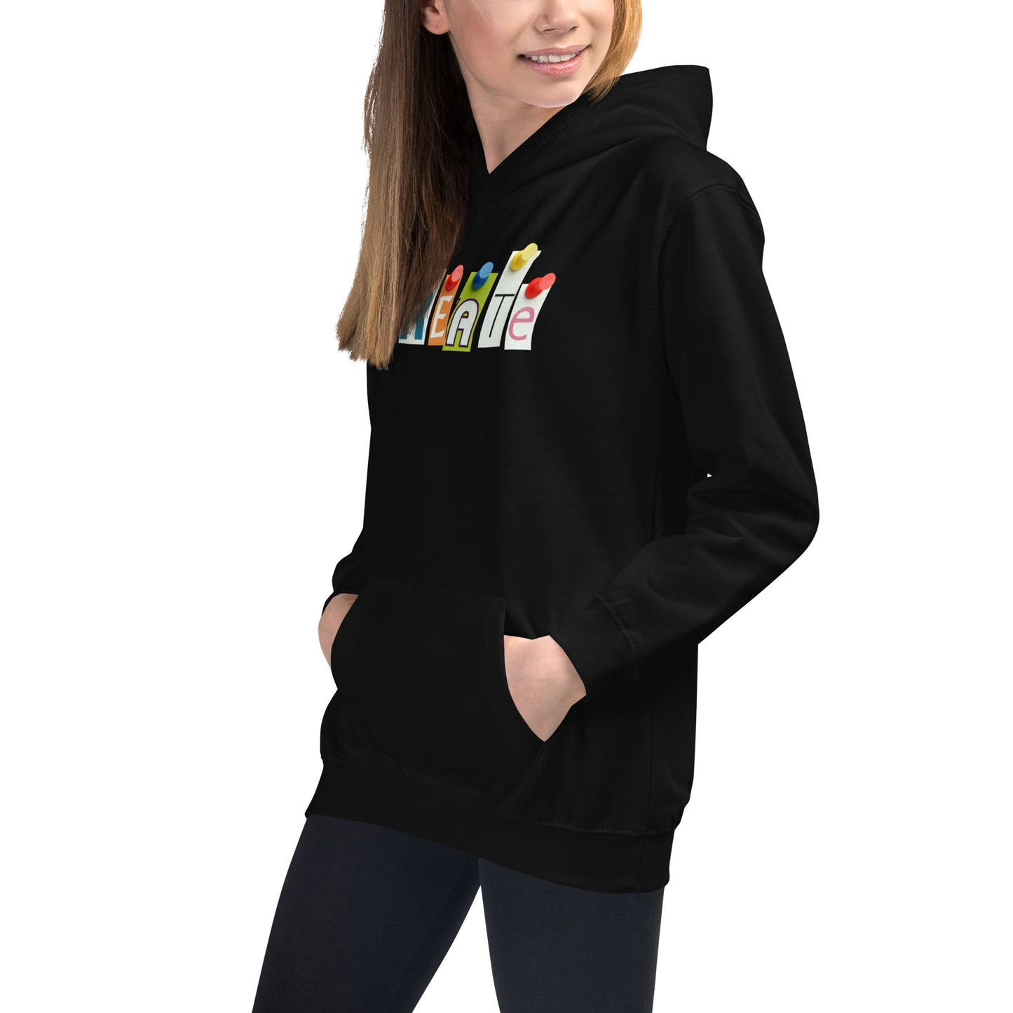 "Create" Unisex Kids Hoodie