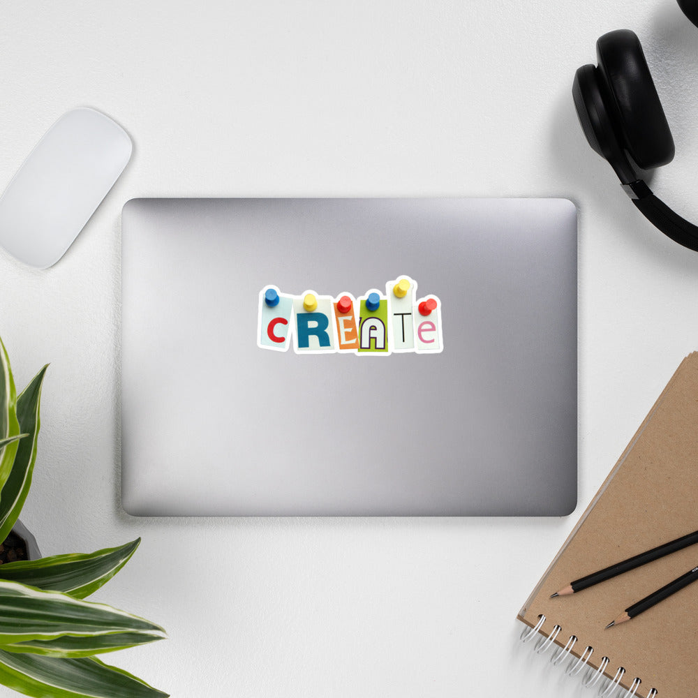 "Create" Sticker for Artists and Creatives