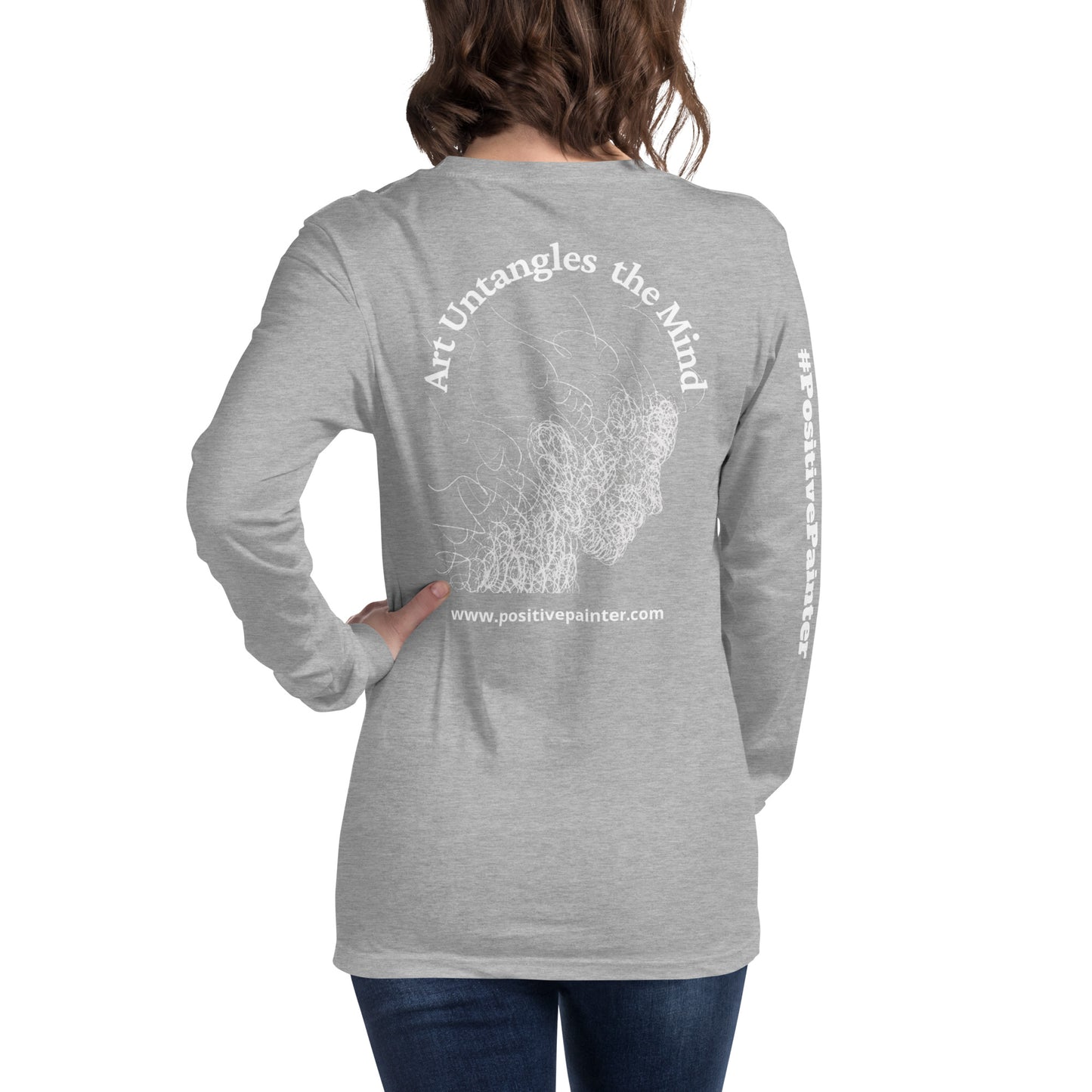 "Art Untangles the Mind" Unisex Long Sleeve Tee