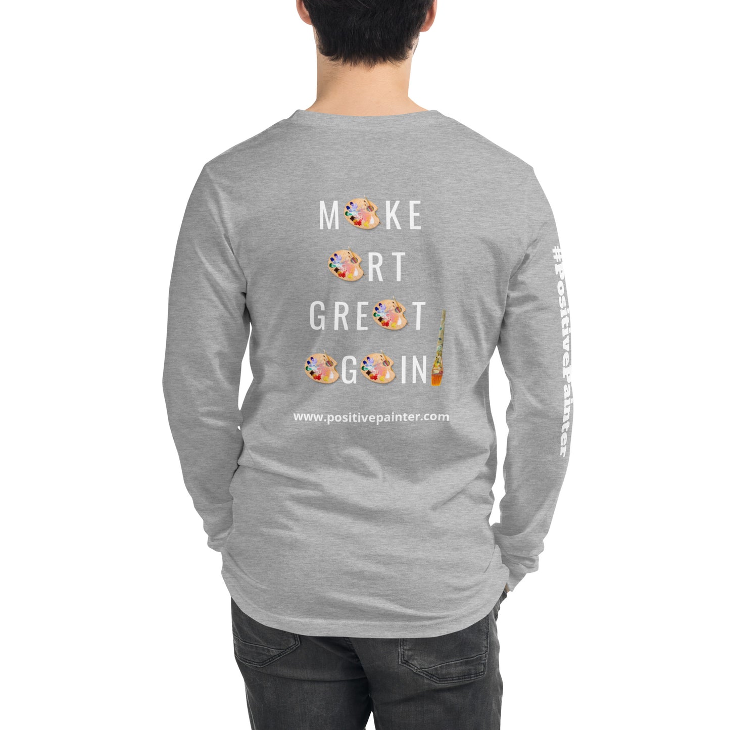 Unisex Long Sleeve Tee "Make Art Great Again"