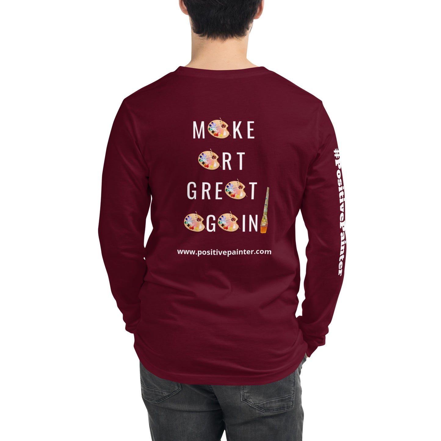 Unisex Long Sleeve Tee "Make Art Great Again"