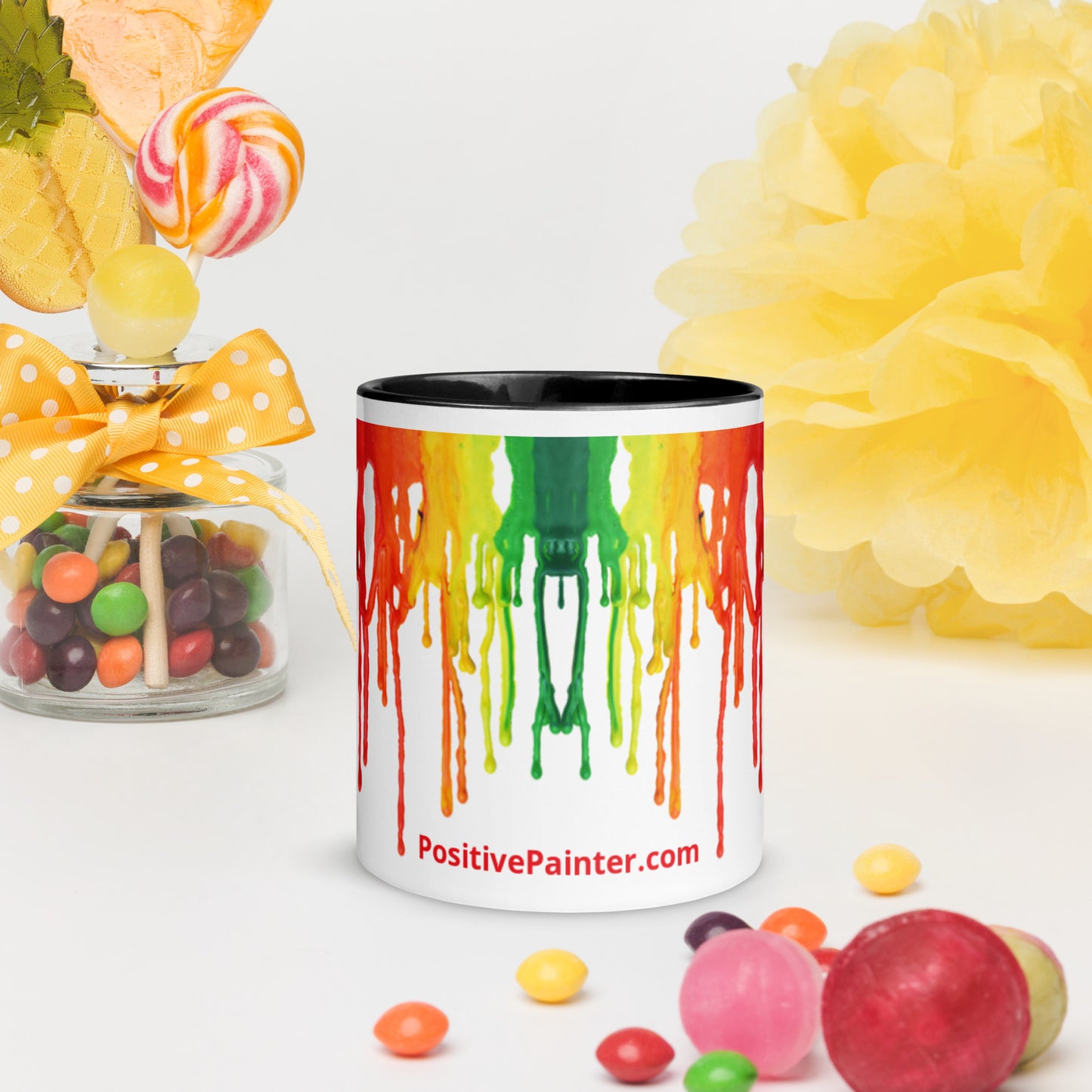 Colorful Artist Mug with Lots of Splashes of Color!