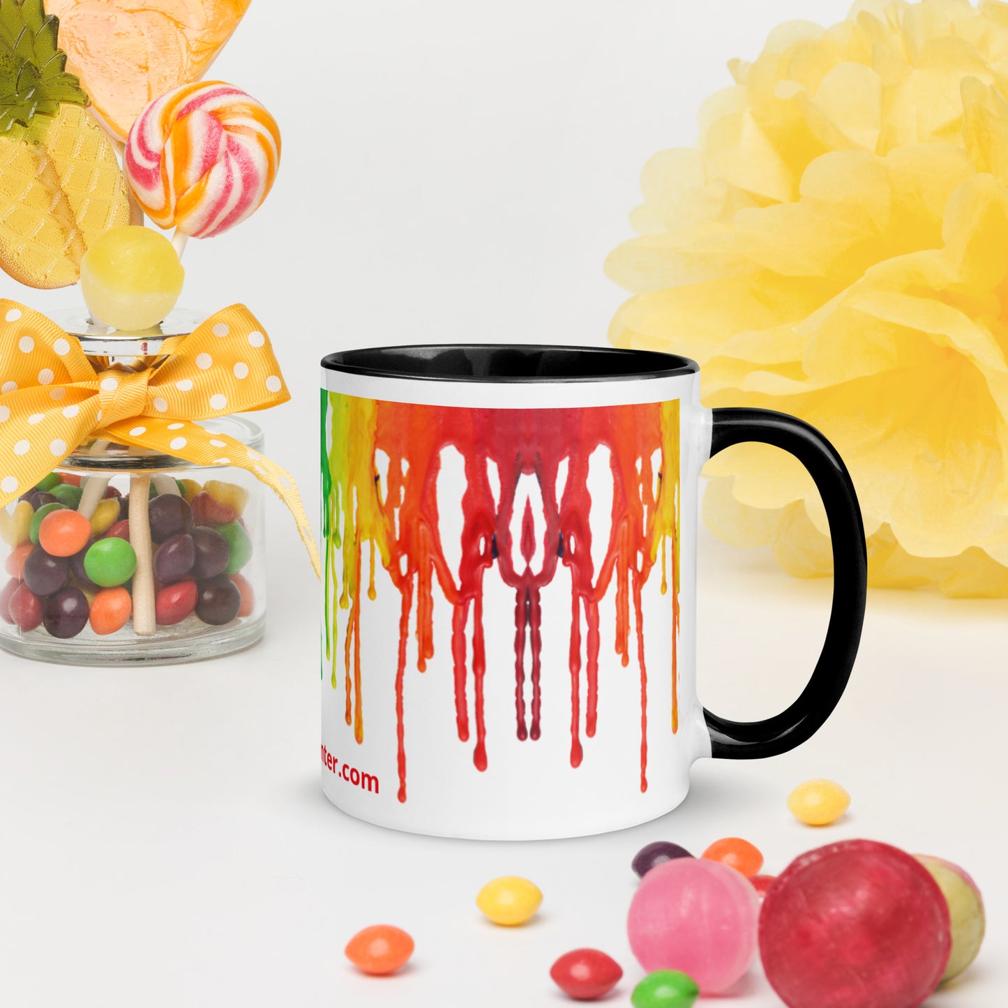 Colorful Artist Mug with Lots of Splashes of Color!
