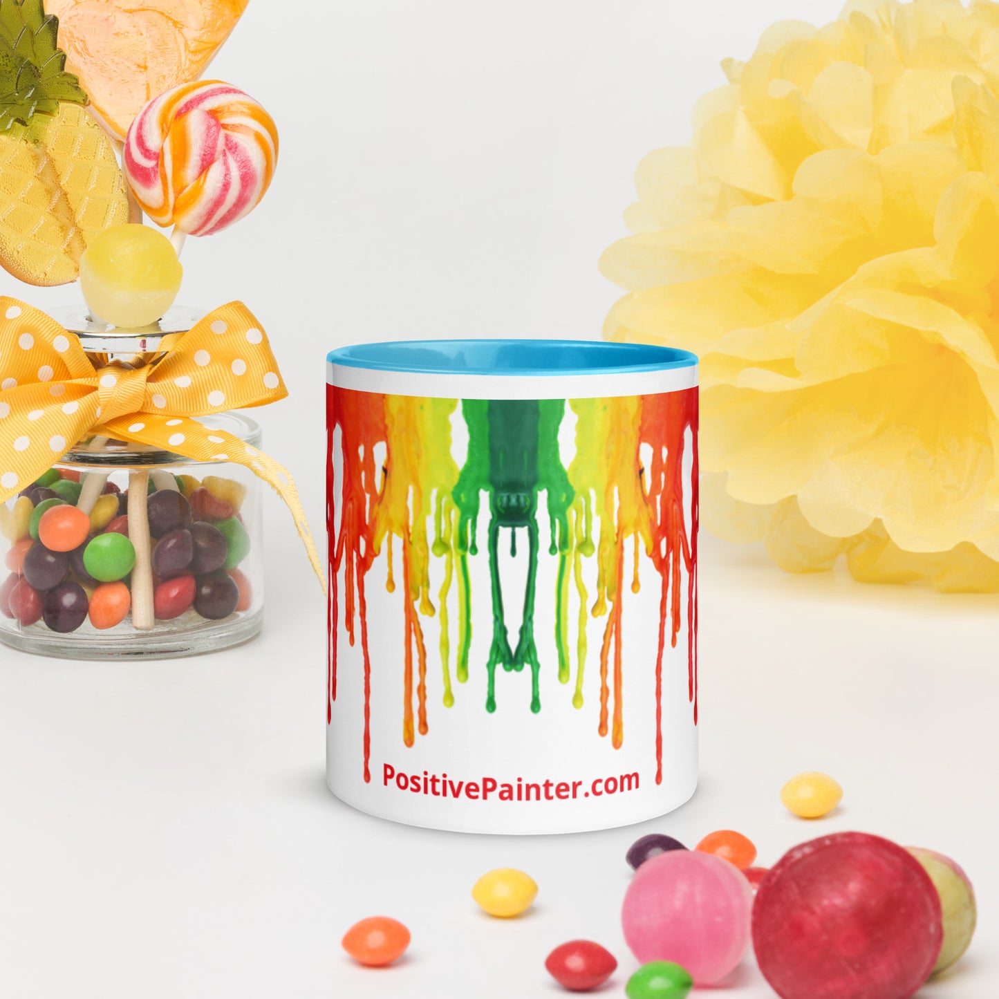 Colorful Artist Mug with Lots of Splashes of Color!