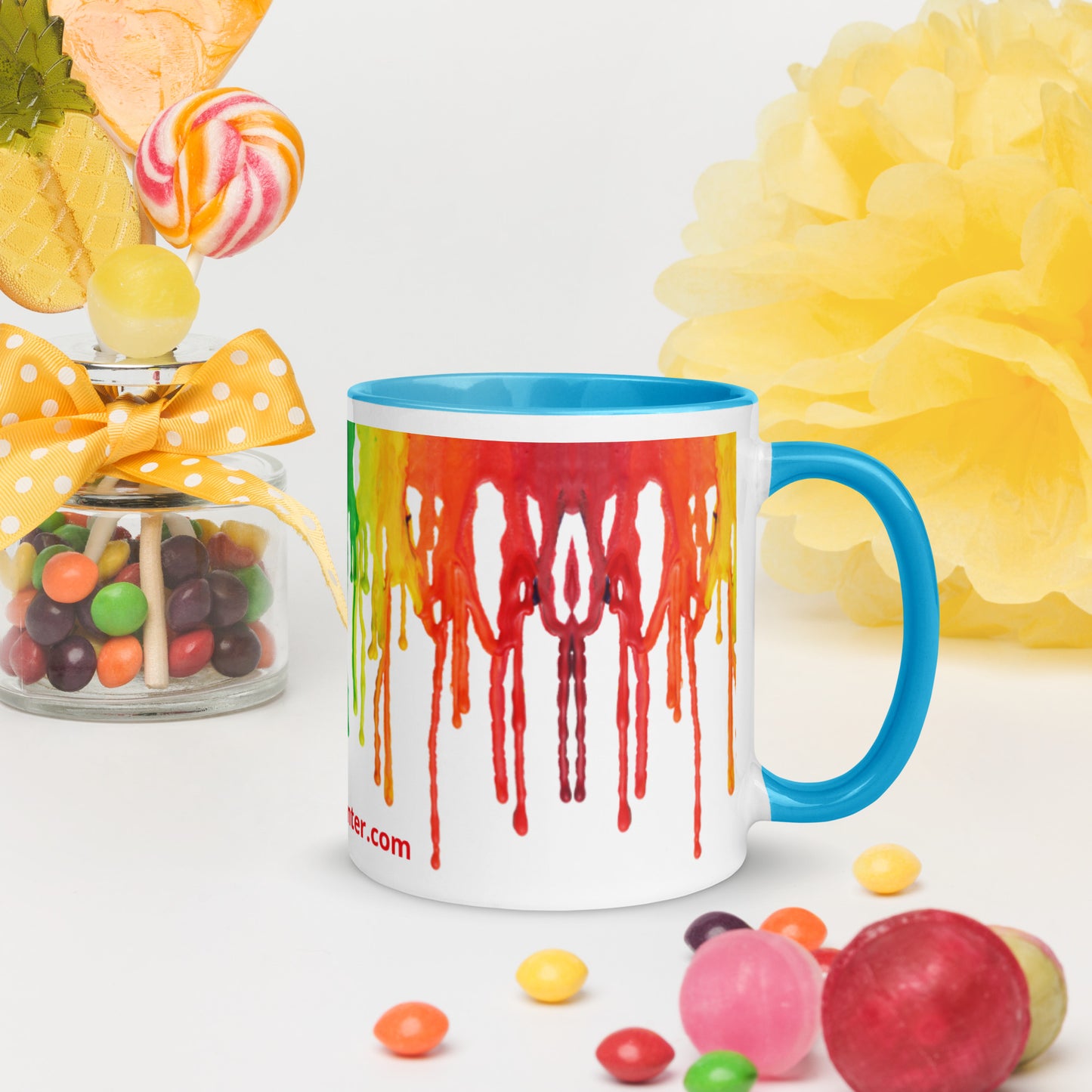 Colorful Artist Mug with Lots of Splashes of Color!
