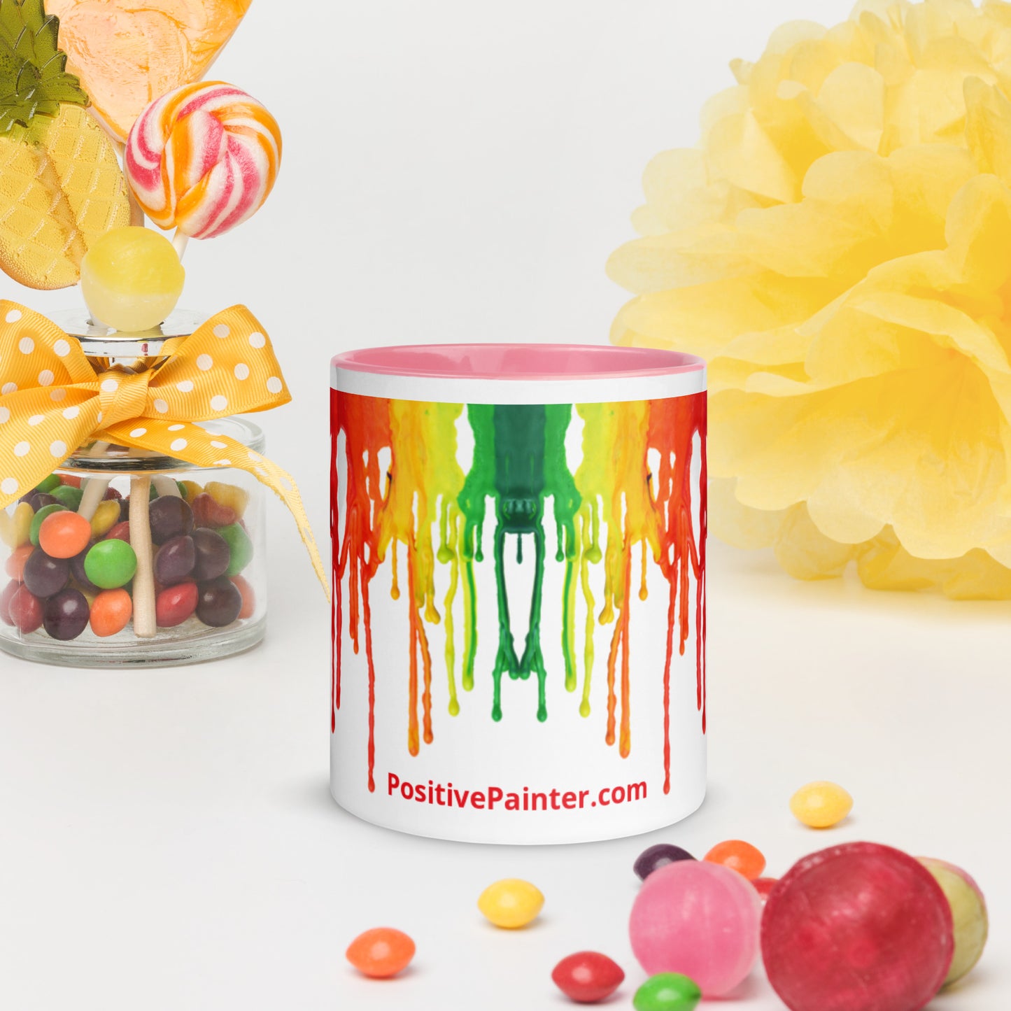 Colorful Artist Mug with Lots of Splashes of Color!