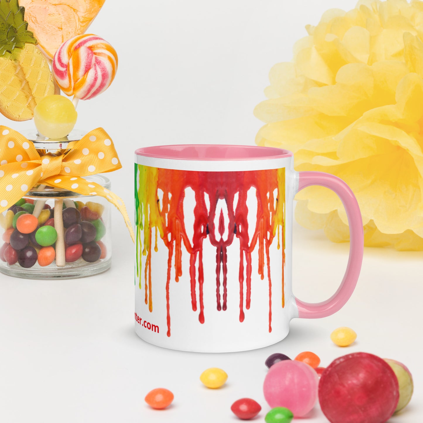 Colorful Artist Mug with Lots of Splashes of Color!