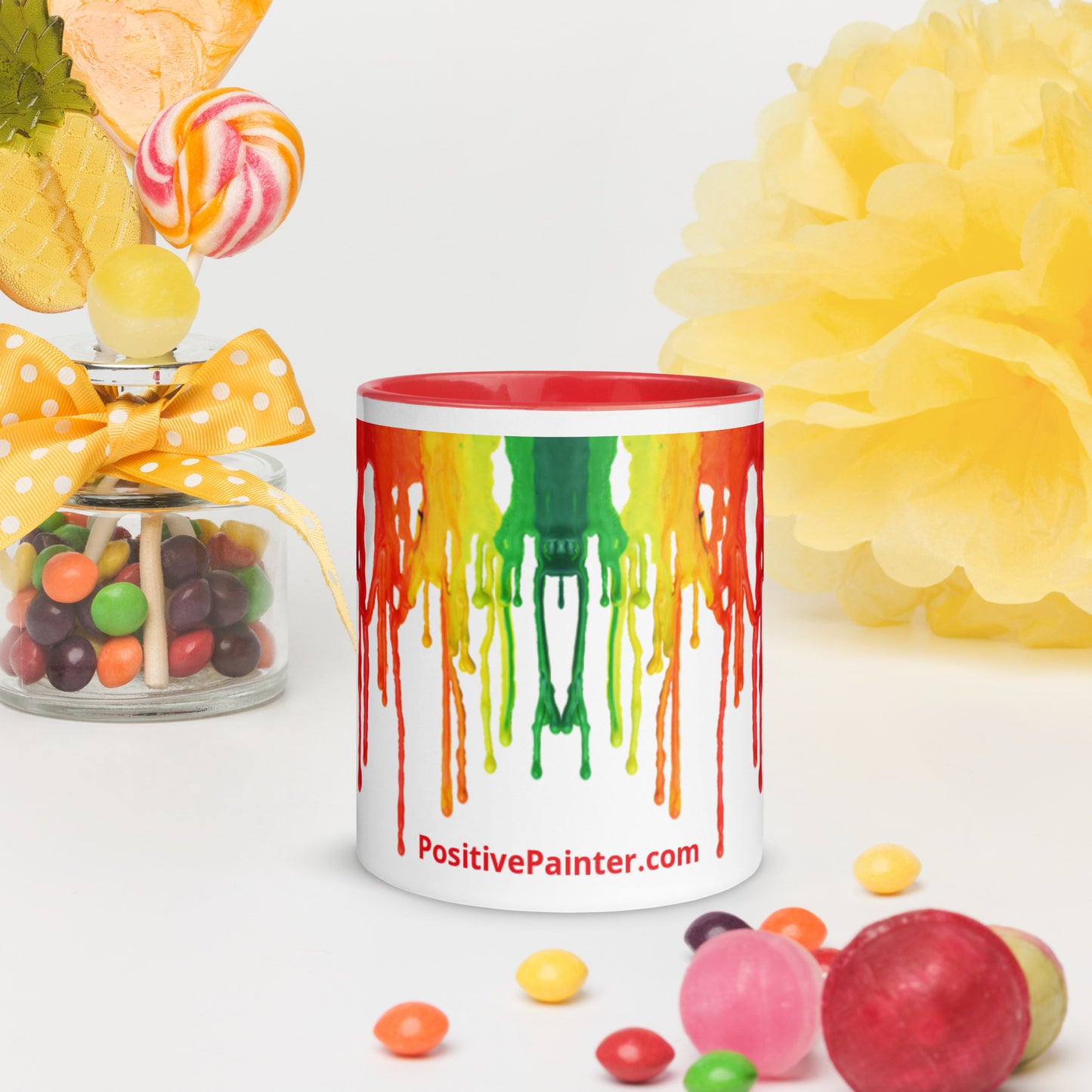 Colorful Artist Mug with Lots of Splashes of Color!