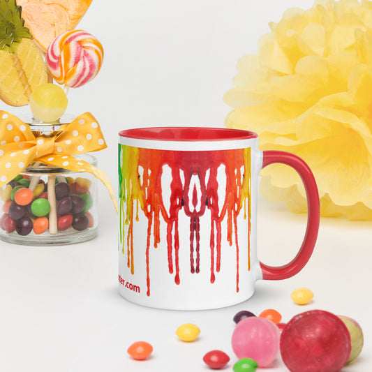 Colorful Artist Mug with Lots of Splashes of Color!