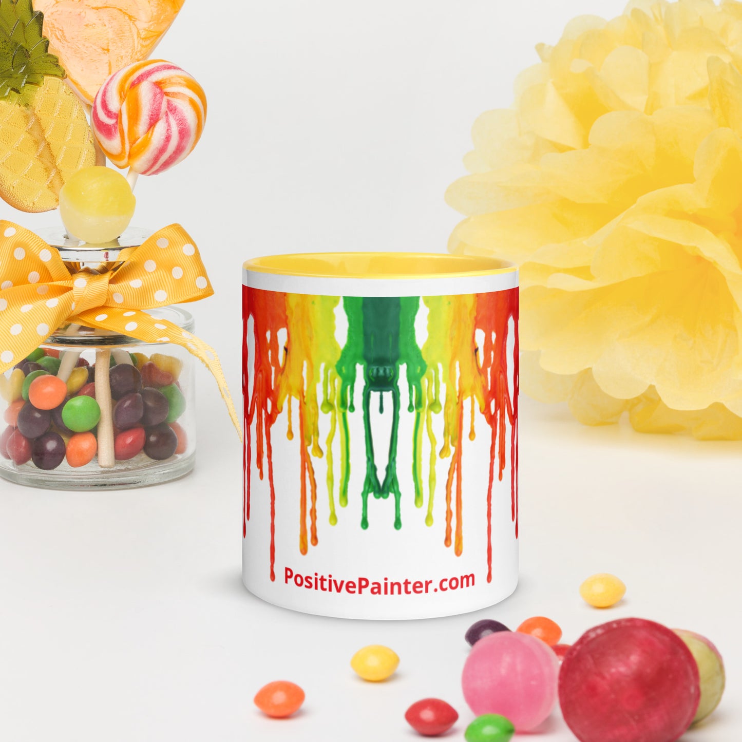 Colorful Artist Mug with Lots of Splashes of Color!