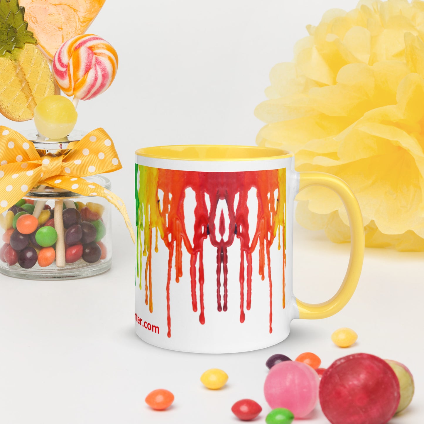 Colorful Artist Mug with Lots of Splashes of Color!