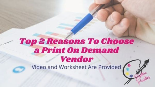 2 Reasons to Choose a Print On Demand Vendor