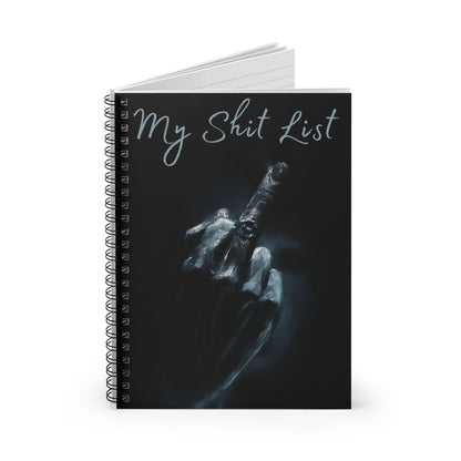 My Shit List Notebook/Journal