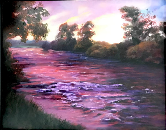 "Cabernet Creek" Original Oil Painting