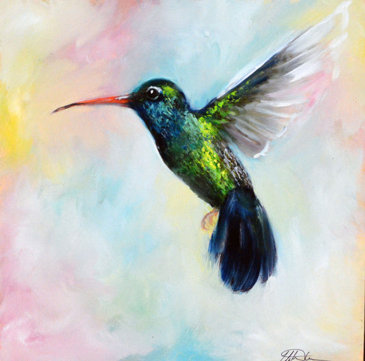 8/29 - Hummingbird : Oil Painting Workshop (Supplies Provided or Bring Your Own)