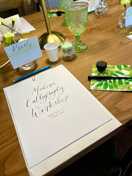 5/3/2025 Modern Calligraphy with Jennifer Jesse