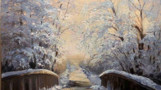 How to Paint A Winter Landscape Oil Painting Class