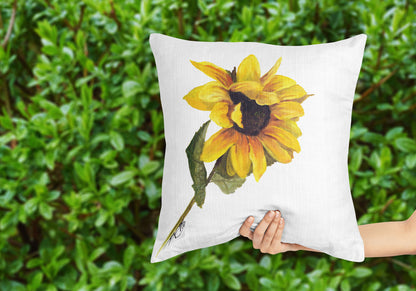 Sunflower Indoor Pillow or Outdoor Pillow
