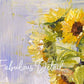 Original Oil Painting "Sunflower"