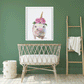 Pig Unicorn Framed Premium Print on Canvas