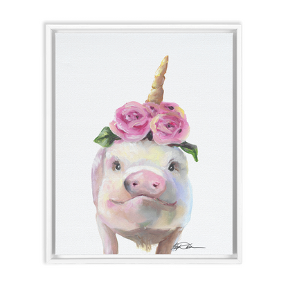 8x10 Pig and Unicorn artwork