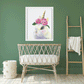 Bunny Unicorn Framed Premium Print on Canvas