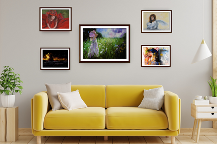 Set of 5 Prints for a gorgeous art wall.