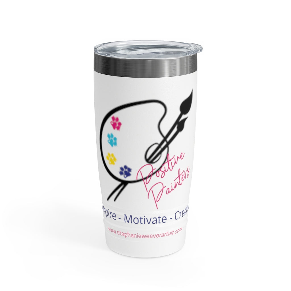 Positive Painter drink tumbler great artist gift