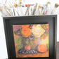 Floral Still Life Original Oil Painting 6x6"