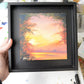 Original Oil Painting - "Graceful Sunrise" 6x6"