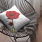 Red Poppy Indoor Pillows and Outdoor Pillows