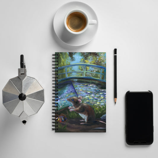 Claude Monet Mouse Notebook