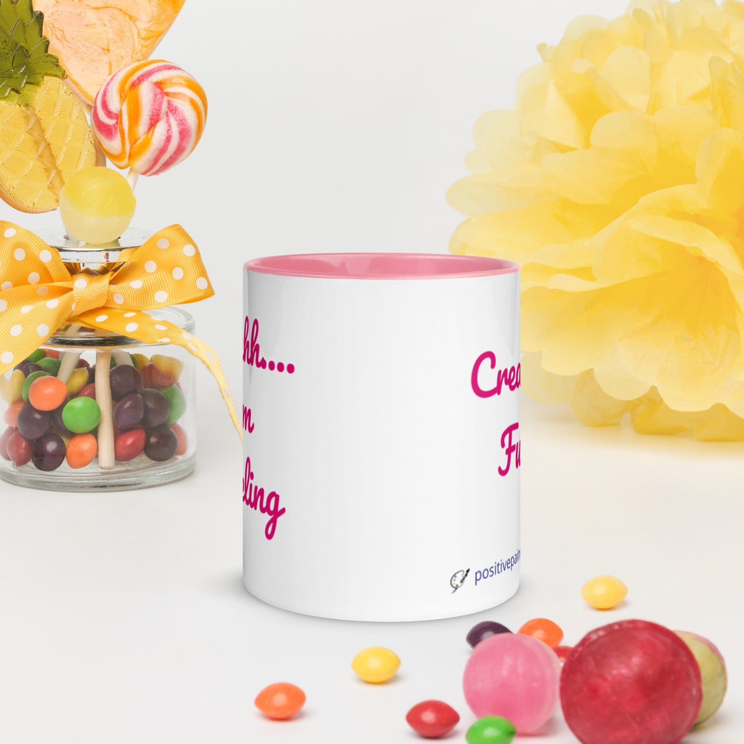 Creative Fuel Artist Mug with Color Inside