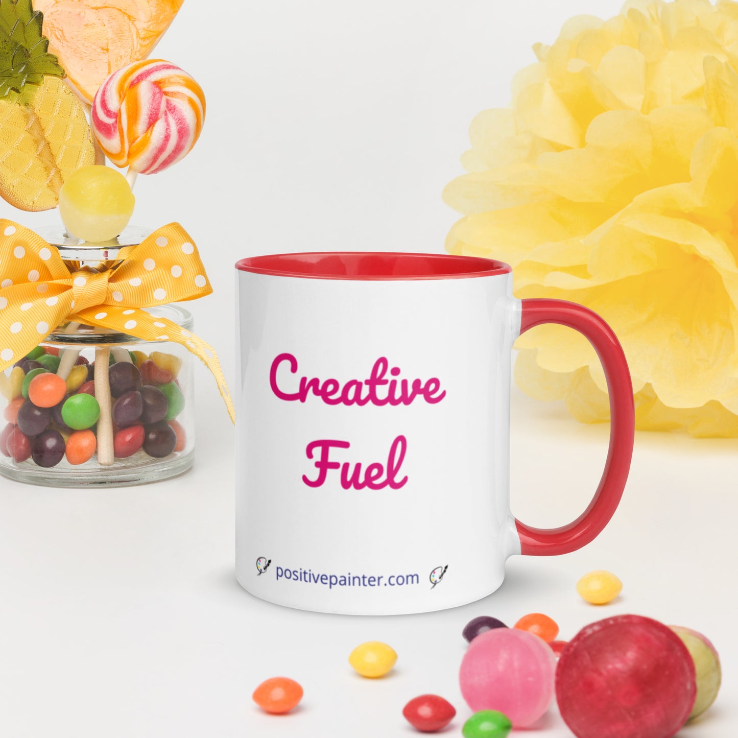 Creative Fuel Artist Mug with Color Inside