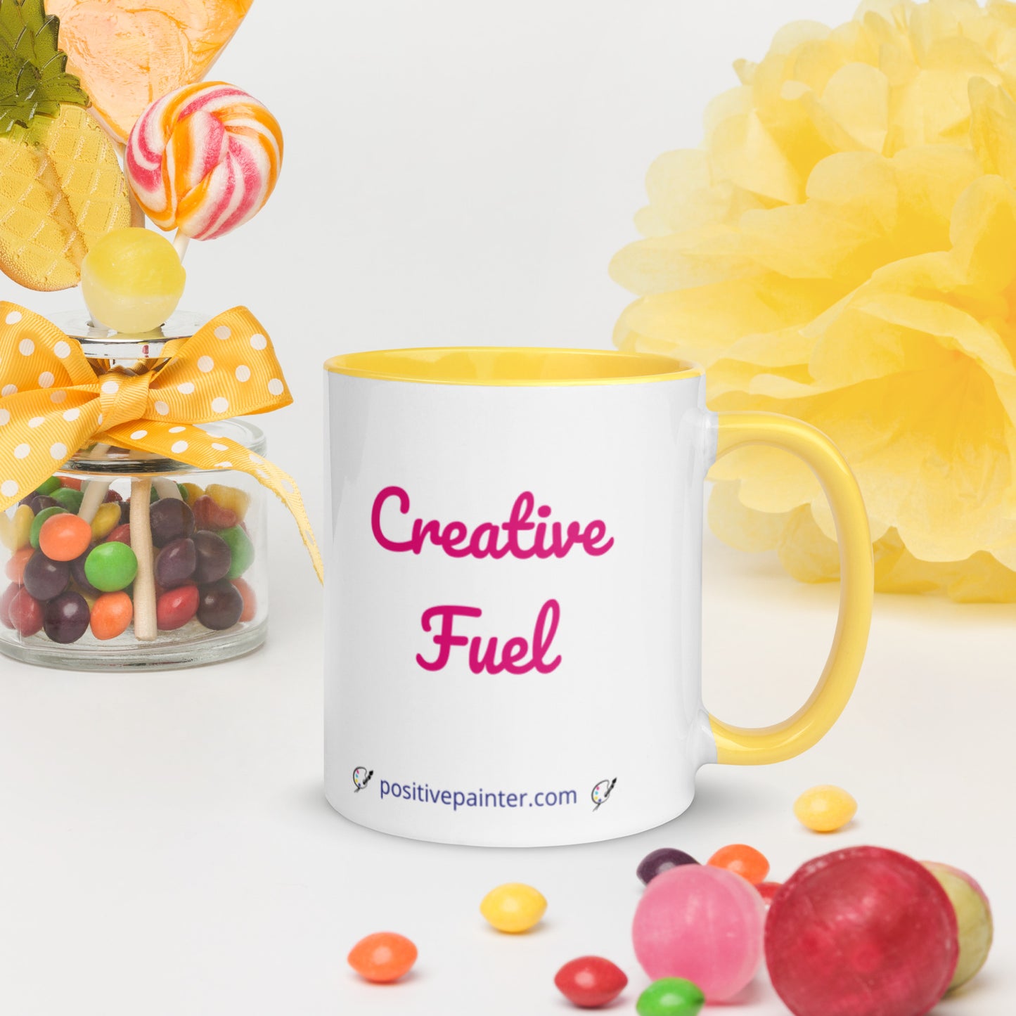 Creative Fuel Artist Mug with Color Inside